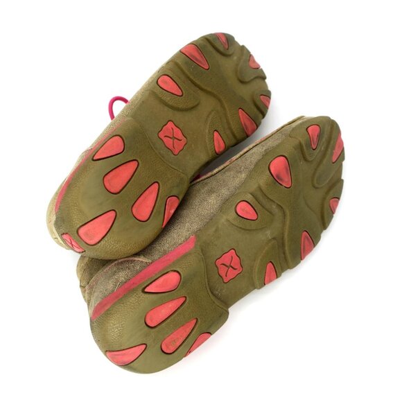Twisted X Leather Pink Ribbon Chukka Boots Breast Cancer Awareness Women's 8.5 - Picture 6 of 7